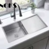 RINOKS SBF‑10050 Kitchen Sink Stainless Steel 100×50 cm