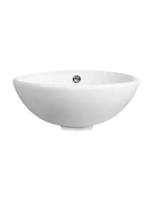 Classica Italiano Wastafel Meja Kamar Mandi Keramik Bulat Minimalis TC-012
