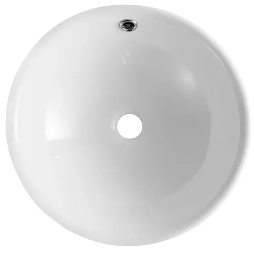 Classica Italiano Wastafel Meja Kamar Mandi Keramik Bulat Minimalis TC-012