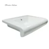 Wastafel tanam keramik Gabriel - 610 x 470 x 170mm