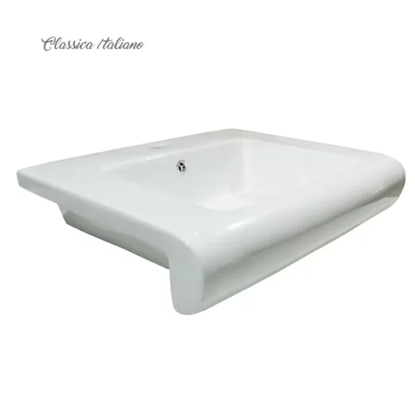 Wastafel tanam keramik Gabriel - 610 x 470 x 170mm