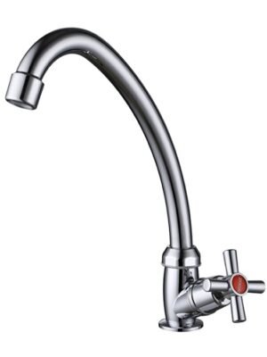Keran angsa ABS Chrome kran cuci piring kran dapur keran wastafel