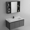 Classica Italiano Wastafel cermin kabinet lemari desain italia mewah