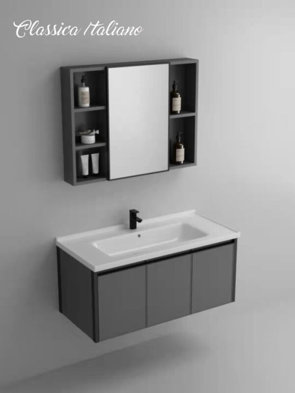 Classica Italiano Wastafel cermin kabinet lemari desain italia mewah