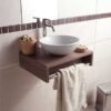 Classica Italiano PROMO Wastafel kabinet keramik bulat + kran + siphon