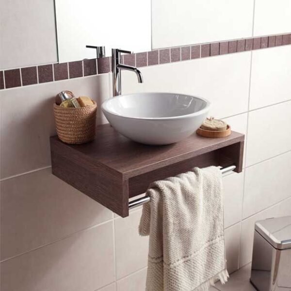 Classica Italiano PROMO Wastafel kabinet keramik bulat + kran + siphon