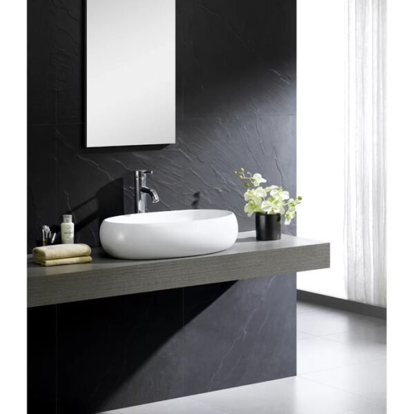 Classica Italiano Wastafel kamar mandi modern + cermin + keran + afur