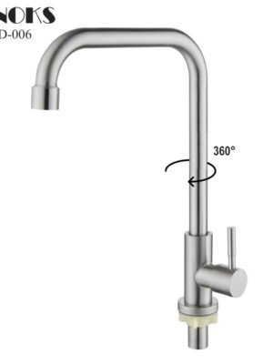 RINOKS SD-006 Keran angsa tanam stainless steel 304 kuningan 360°