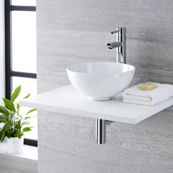 Classica Italiano paket Wastafel kabinet keramik bundar PHOENIX-012