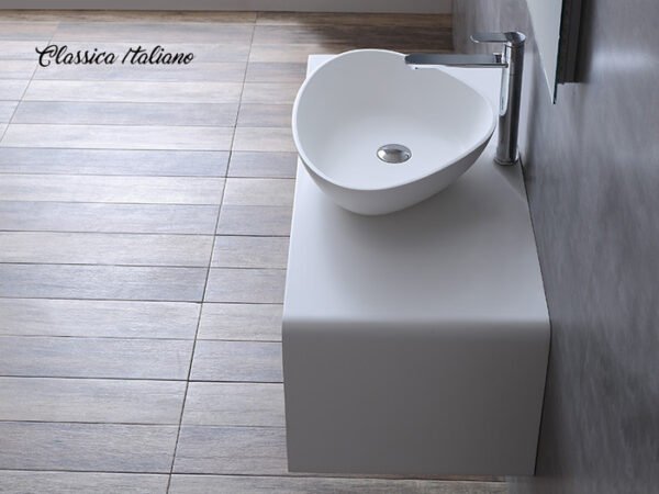 Classica Italiano Wastafel keramik segitiga desain italia anti gores