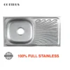7540-9643-new copy Wastafel cuci piring set COTTBUS full stainles kitchen sink anti karat