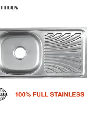 7540-9643-new copy Wastafel cuci piring set COTTBUS full stainles kitchen sink anti karat