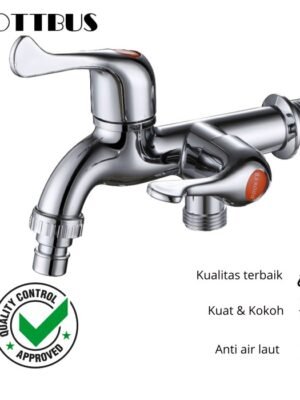 Kran double ABS keran cuci piring tembok Serba Guna multi fungsi 30045