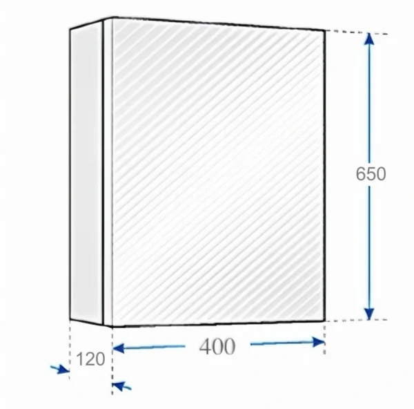 CRK-406-K1-Cermin-kabinet-hitam-65x40x12-sketch Cermin Kabinet Aluminium 65x40 Sketch