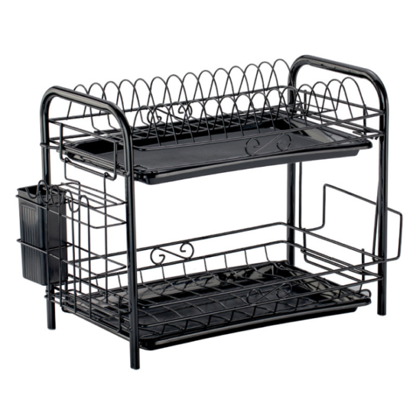 D67-rinoks-rak-piring-3.png Rak pengering piring dapur rak multifungsi - 2 susun