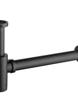 Pipa siphon selang Bottle Trap pembuang wastafel stainles finishing hitam