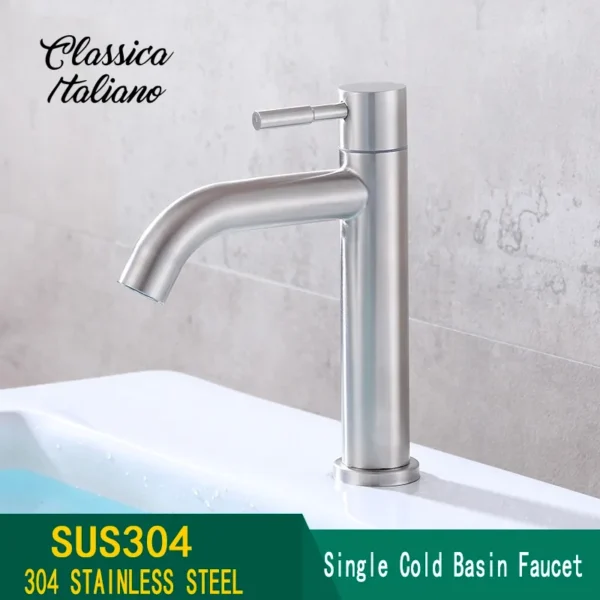 Classica Italiano Keran stainles wastafel model bambu anti karat ITL-7056