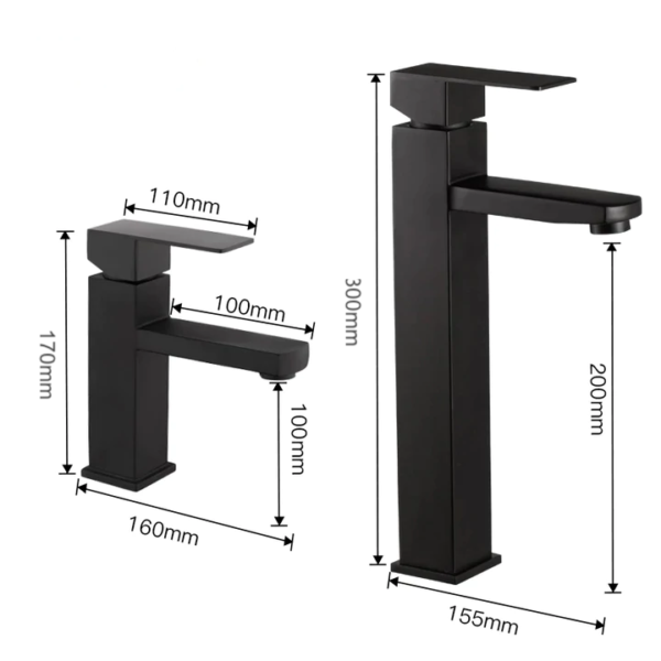 ITL-7202-sketch.png Keran mixer panas dingin hitam kuningan Classica Italiano