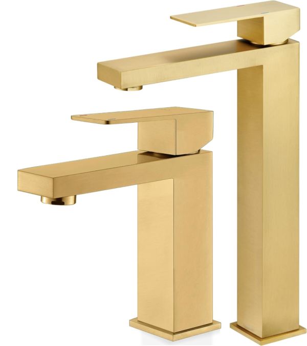 Kran wastafel ITL-7206 Gold Classica Italiano stainles anti korosi