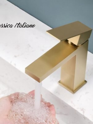 Kran wastafel ITL-7206 Gold Classica Italiano stainles anti korosi
