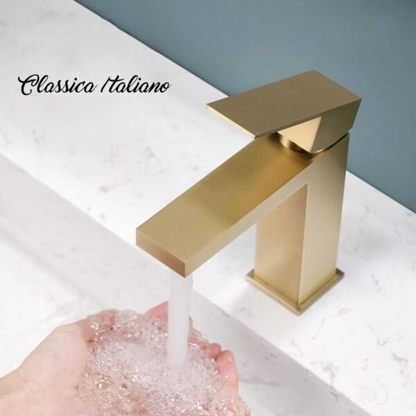 Kran wastafel ITL-7206 Gold Classica Italiano stainles anti korosi