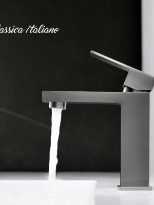 Keran wastafel ITL-7206 abu Classica Italiano stainles gunmetal grey
