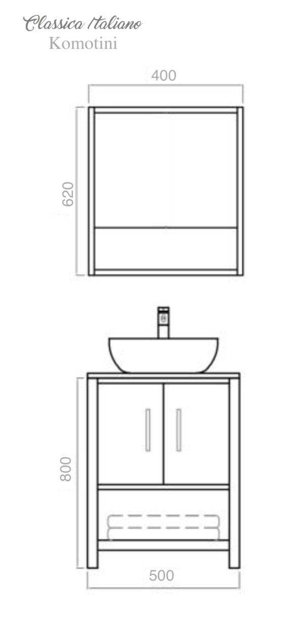 Screenshot Kabinet wastafel kamar mandi lengkap CLASSICA ITALIANO mewah modern