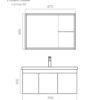 Classica Italiano Wastafel cermin kabinet lemari desain italia mewah