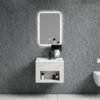 MITILINI-WH-50-kabinet-wastafel-stainless-steel-50cm-marble-white.jpg Wastafel kabinet stainles MITILINI-WH Classica Italiano + cermin LED