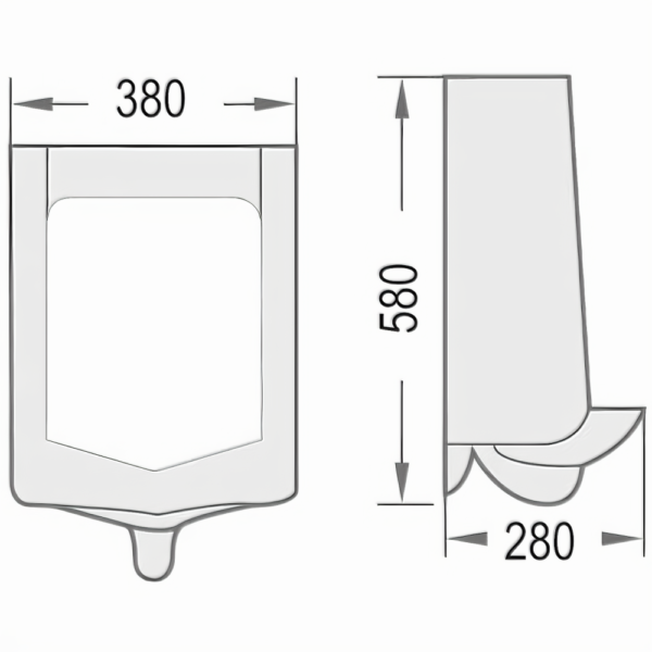 OR-905-Classica-Italiano-urinoir-toilet-38x28x58-sketch-1440x1440-1-e1704484539952.png Urinal toilet muslim keramik Classica Italiano model OR-905