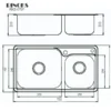 RINOKS-RKS-970-bak-cuci-piring-Sketch Kitchen Sink RINOKS RKS-970 Sketch