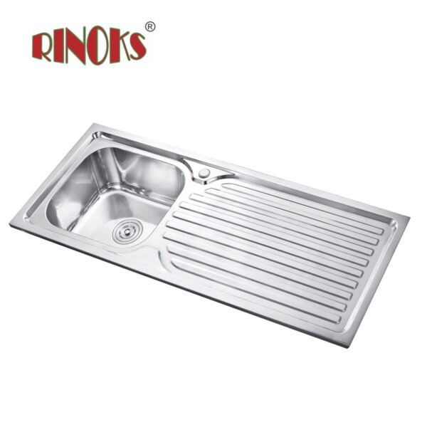 RKS-309E-TCJ12046S-copy-e1684550157187.jpg Wastafel cuci piring RINOKS 1 lubang sayap kithcen sink stainles tebal anti karat 120cm
