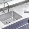 Wastafel dapur undermount 1 lubang RINOKS