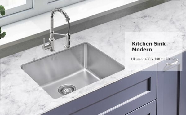 Wastafel dapur undermount 1 lubang RINOKS