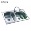 RKS-905A RINOKS 2 lubang RKS-905A Bak Cuci Piring Stainless Tebal 86.5 cm
