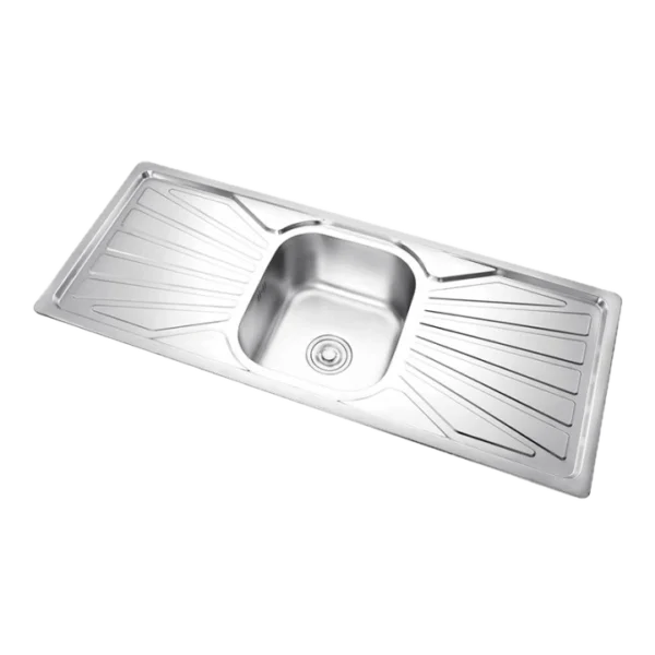 RKS-934A-RINOKS-kitchen-sinks-1-lubang-2-sayap-nb Wastafel dapur 1 lubang 2 sayap