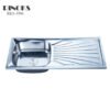 Bak cuci piring stainless 79cm tebal + kran angsa panas dingin + afur