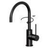 SD-005BK-1.jpg RINOKS Keran dapur Angsa fleksibel Stainless 304 kuningan hitam