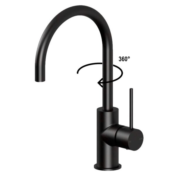SD-005BK-1.jpg RINOKS Keran dapur Angsa fleksibel Stainless 304 kuningan hitam