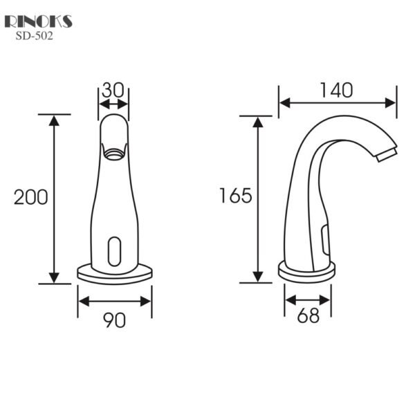 SD-502-kran-otomatis-RINOKS-sketches-e1674869760835.jpg Kran sensor wastafel otomatis basin tap DC RINOKS SD-502