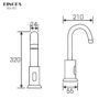 Kran otomatis sensor gerak AC/DC RINOKS SD-503