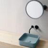 Art basin Classica Italiano wastafel kamar mandi kotak biru laut modern elegan