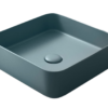 Art basin Classica Italiano wastafel kamar mandi kotak biru laut modern elegan