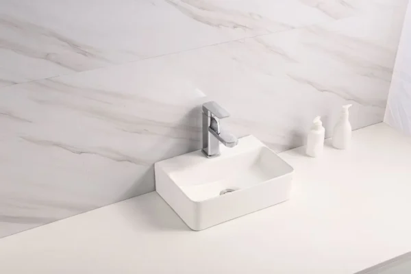 CLASSICA ITALIANO Wastafel Keramik Dinding Minimalis TC-031 White