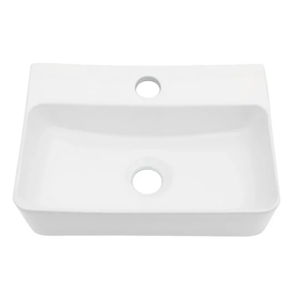 CLASSICA ITALIANO Wastafel Keramik Dinding Minimalis TC-031 White