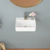 CLASSICA ITALIANO Wastafel Keramik Dinding Minimalis TC-031 White