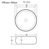 TC-035-sketch-e1675058104146-1.png Wastafel keramik cekung bulat Classica Italiano model TC-035