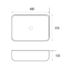 TC-230-classica-italiano-wastafel-keramik-sketch.png Wastafel cuci tangan Classica Italiano TC-230 keramik mewah super white