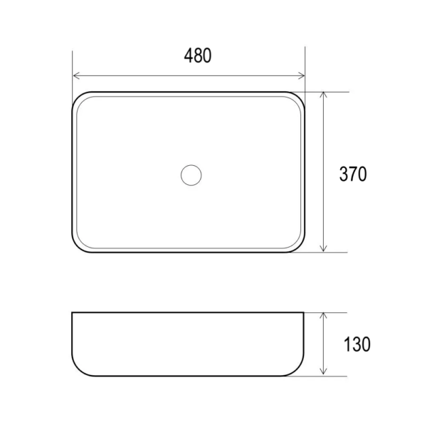 TC-230-classica-italiano-wastafel-keramik-sketch.png Wastafel cuci tangan Classica Italiano TC-230 keramik mewah super white
