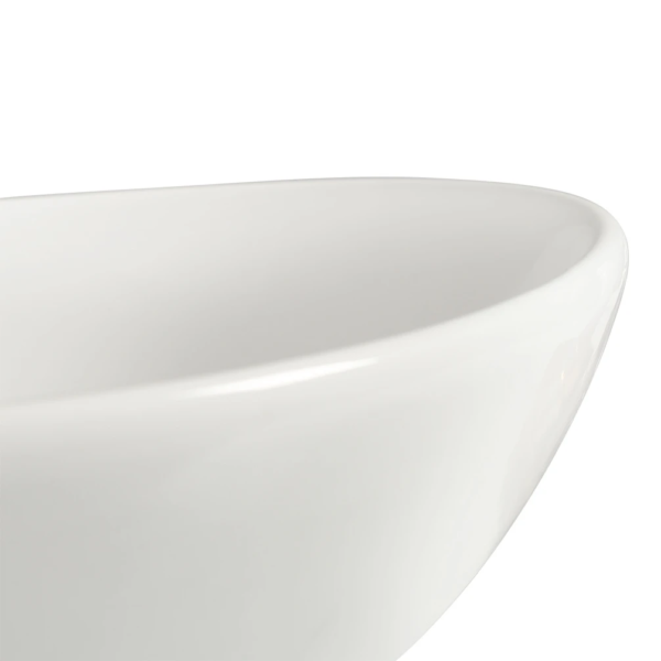 Wastafel kamar mandi keramik mewah oval Classica Italiano
